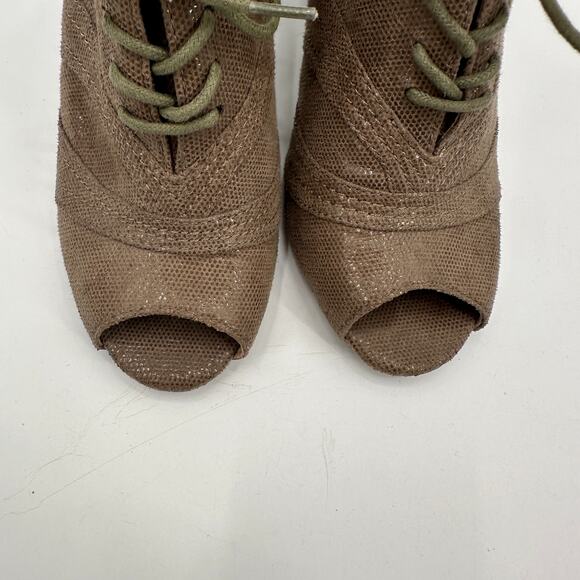 SEYCHELLES Eternity Peep Toe Lace Up Open Toe Oxford Bootie // 7.5 - Picture 11 of 11